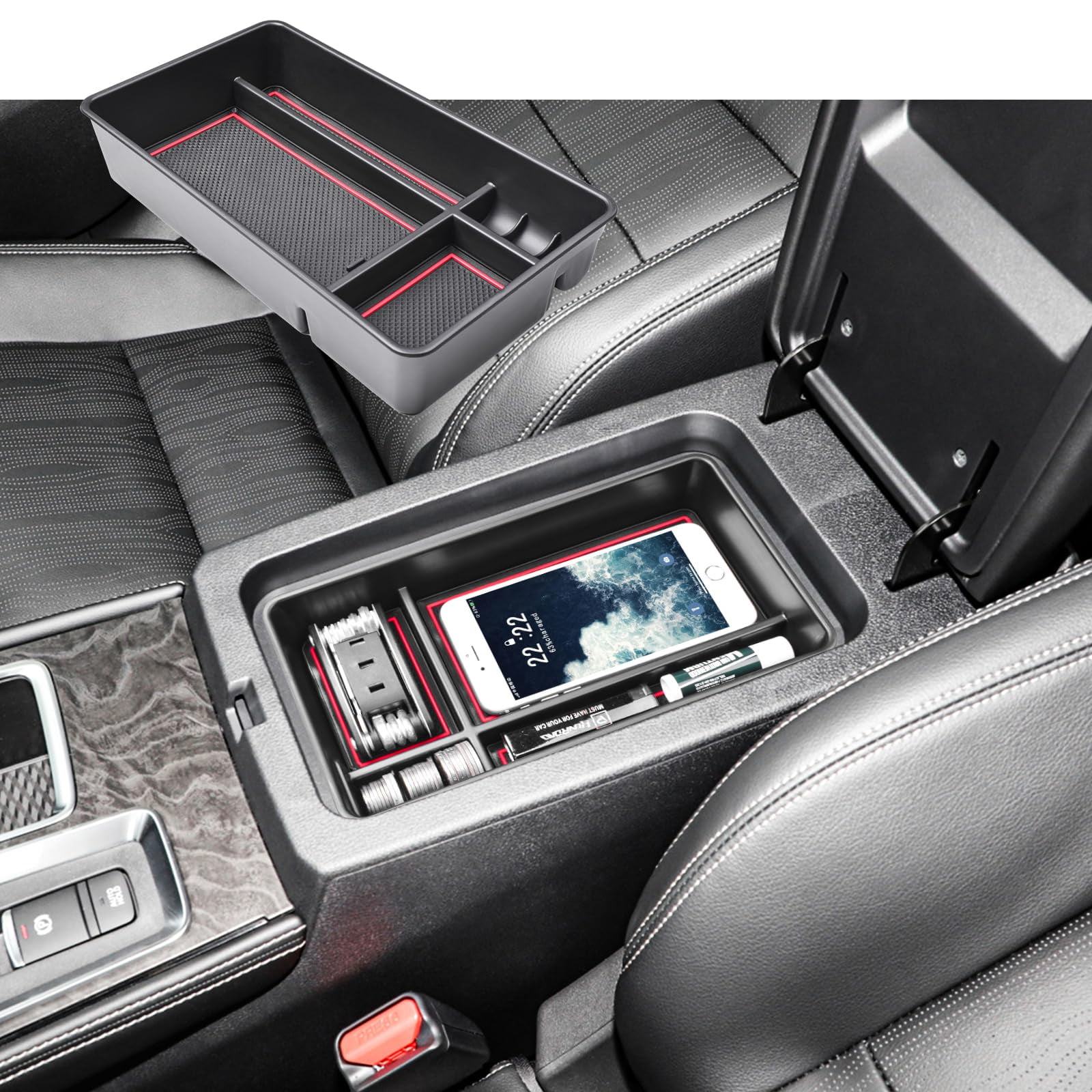 5-in-1 Car Center Console Cover For Hyundai Ix35 (LM) 2.Generation 2010