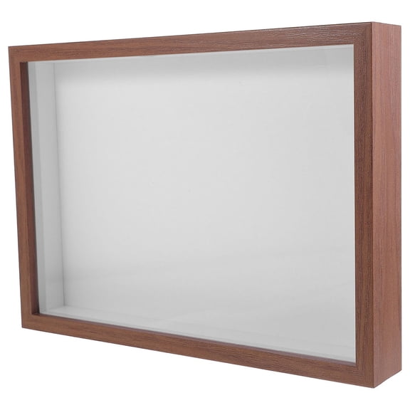 RUNROTOO 1 Piece Flower Frame Stand Walnut Color 17.8X12.7X3.5Inch Home Decoration