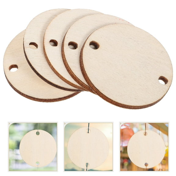 RUNROTOO 100Pcs Wood Craft Material for Diy and Decorative Items at Weddings