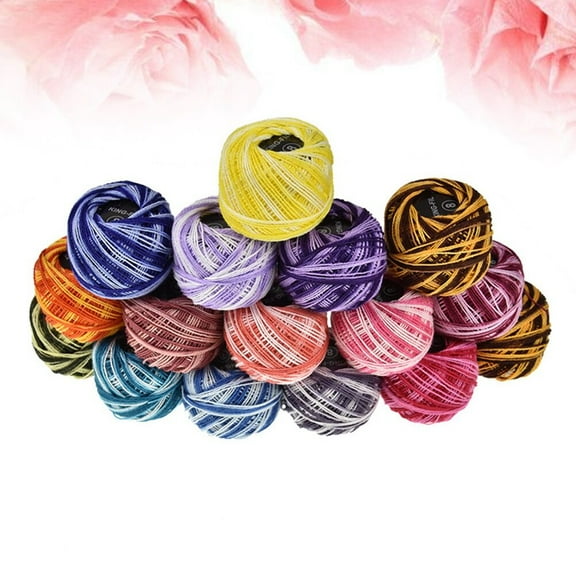 RUNROTOO 16Set Embroidery Threads Set for Cross Stitch and Diy Projects for Enthusiasts and Makers