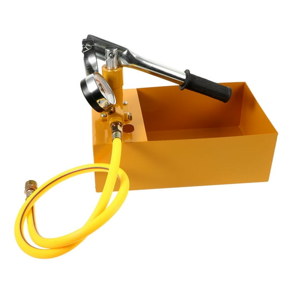 RUNROTOO 1Pack Yellow Pressure Test Pump For Pipeline Pressure Testing Suitable In Construction Workers Use