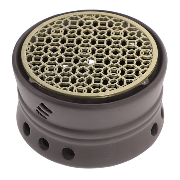 RUNROTOO 1Pc Tea Heating Stove Ceramic and Copper for Friends Who Like to Drink Tea