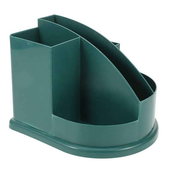 RUNROTOO 1Pcs Makeup Organizer Bedroom Organizer Green 12X5.2X4.6in For Small Items Portable