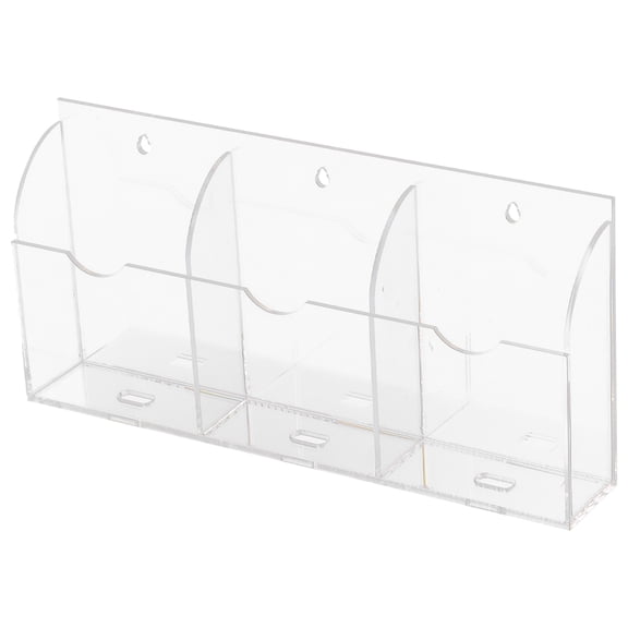 RUNROTOO 1Pcs Remote Holder for Bed Transparent Acrylic for Home Organization and Media Management