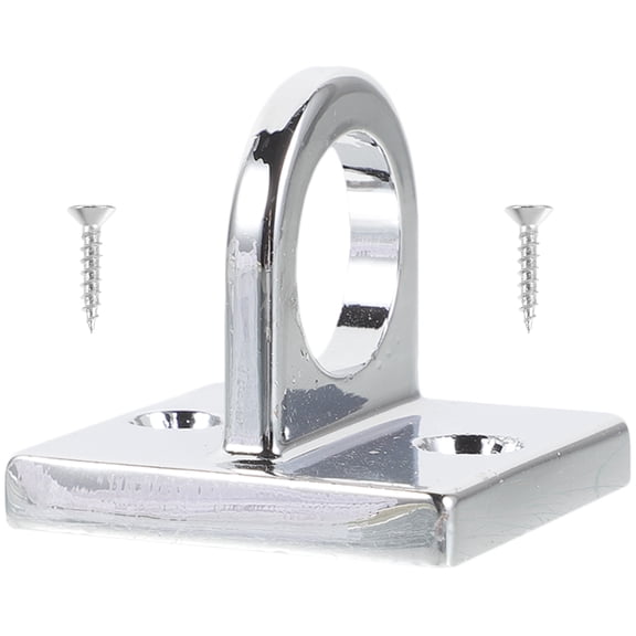 RUNROTOO 1Pcs Zinc Alloy Loop Wall Plate for Hotel Owners Decorators 4x0.39in Round Shape