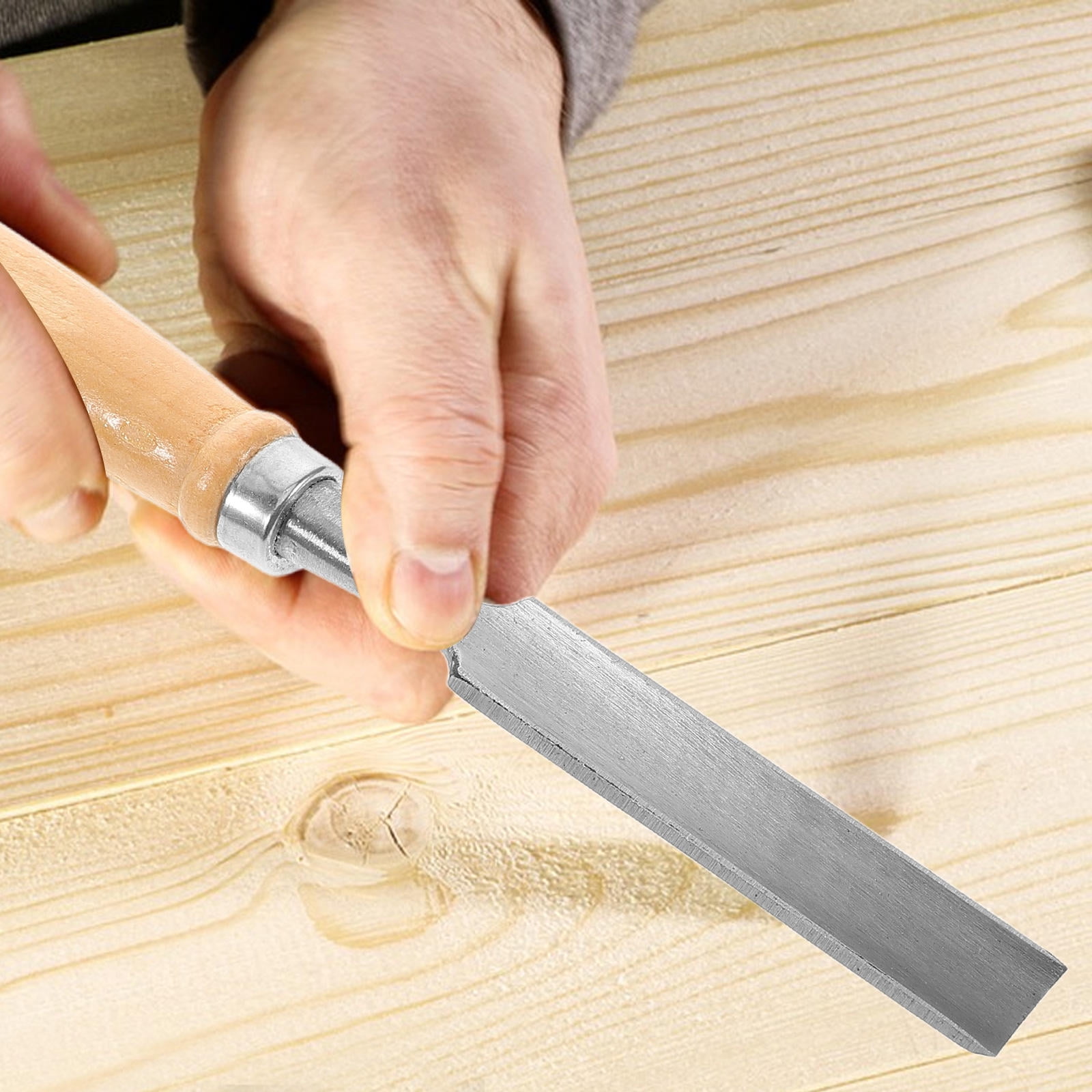 RUNROTOO 1Set Curved Chisel Wood Carving Gouge in Khaki Color for Lathe ...