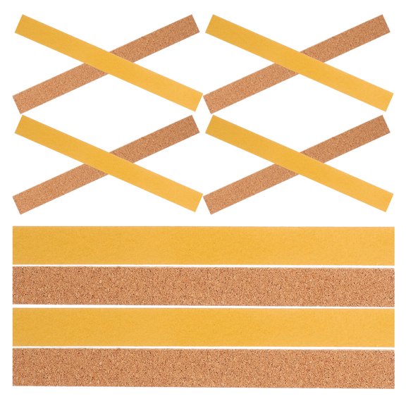 RUNROTOO 24Pcs Peel and Stick Cork Hat Fit Tape Soft Elastic Hat Insert for Enhanced Comfort and Support