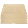 thumbnail image 1 of RUNROTOO 4Pcs Heat Resistant PVC Table Mat for Dining Table Golden Color Modern Practical, 1 of 8