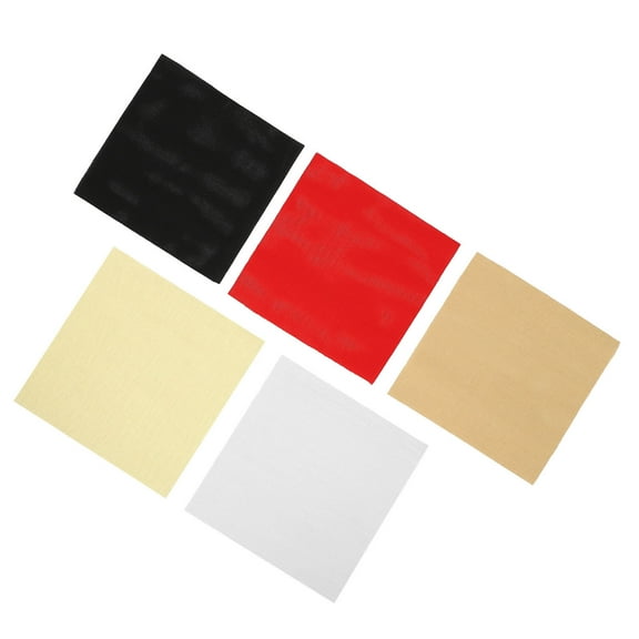RUNROTOO Cross Stitch Cloth 30.00X30.00X0.10cm Black For Artists And Diy Enthusiasts 5Pcs