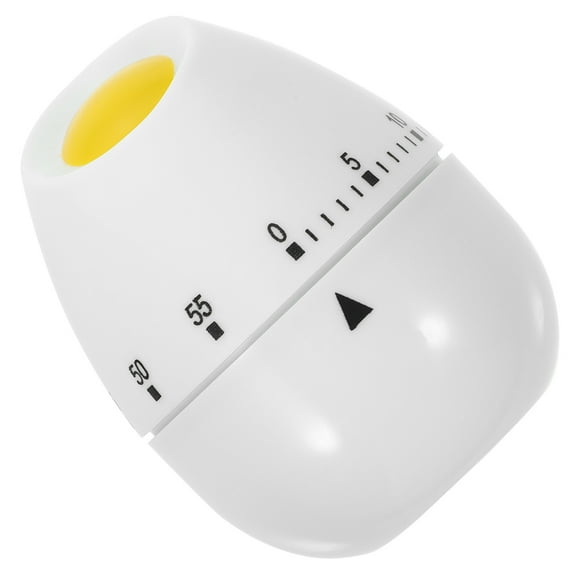 RUNROTOO Cute Kitchen Timers Egg Shaped Mechanical for Kids and Kitchen Lovers Simple Appearance and Reliable 1Pcs