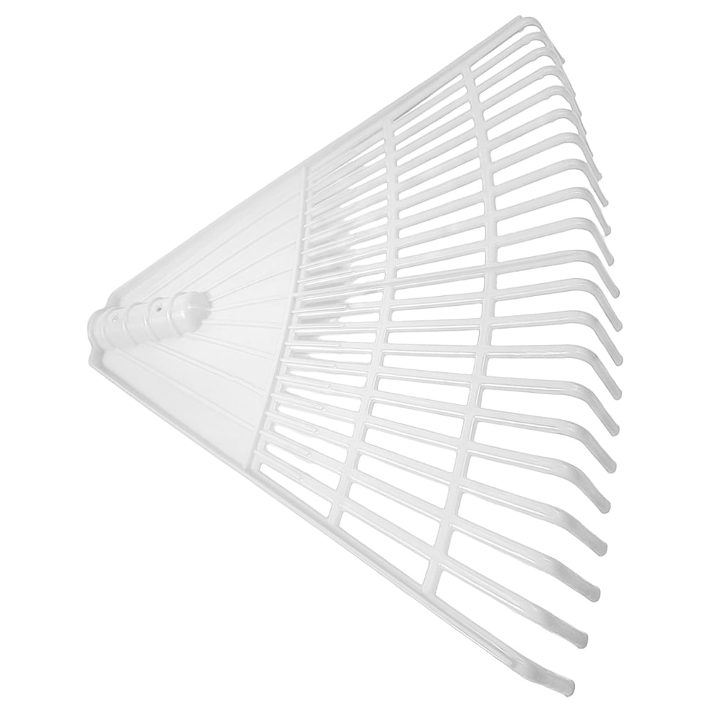 RUNROTOO Grass Clean Tool 1Pack Rake Leaves Heavy Duty White Plastic 21 ...
