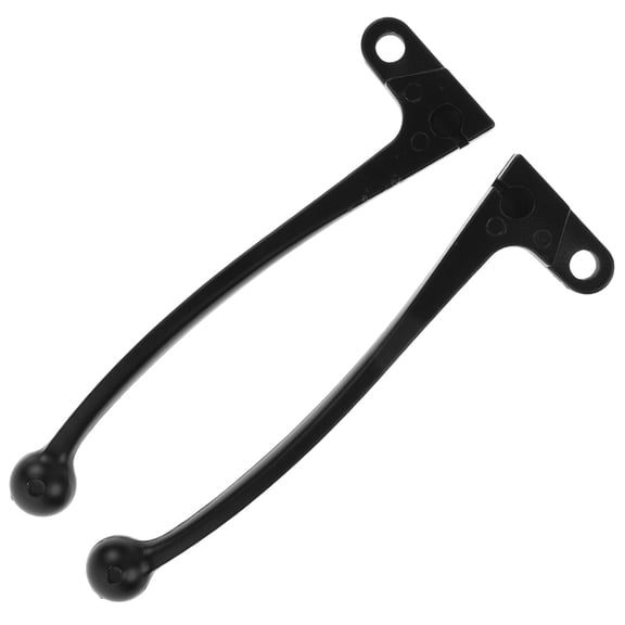 RUNROTOO Motorcycle Brake And Clutch Lever Black Ergonomic Grip Effortless Control 1 Pair 6.7X1.6X0.4In