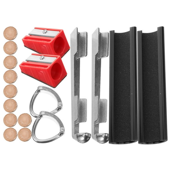 RUNROTOO Pool Cue Tool For Billiard Stick Tip Repair 1 Set Assorted Color Metal Plastic 4.52X1.06X0.39in
