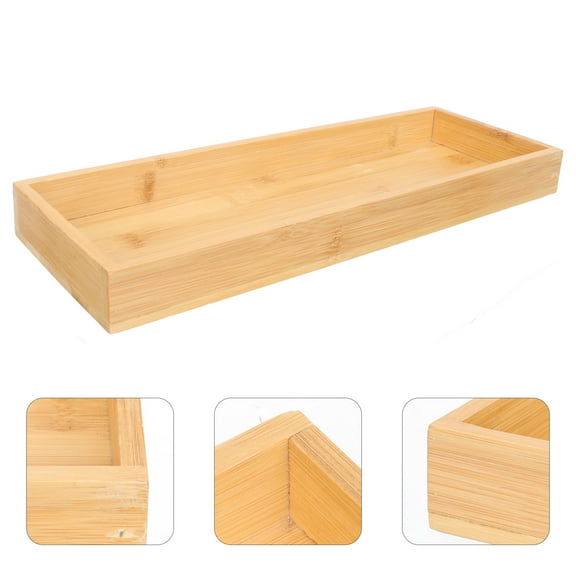 RUNROTOO Vanity Tray Japanese Style Bathroom Accessories 1Pcs