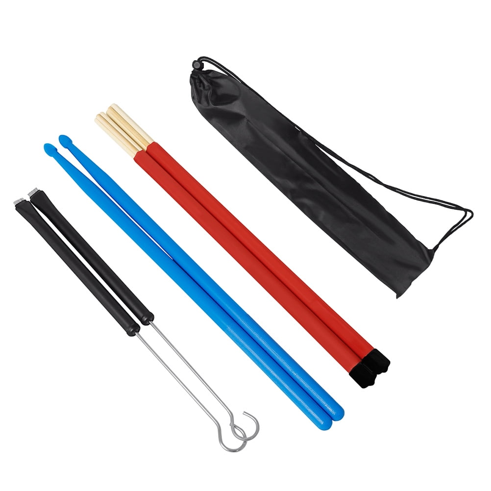 RUNROTOO Wire Brush Drumsticks Assorted Color for Performance 16.31X0.59X0.59in 1Set