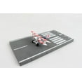 thumbnail image 1 of Curtiss JN-4 Training Aircraft Red & White w/Blue Tail "US Flag Livery" with Runway Section Diecast Model Airplane by Runway24, 1 of 9