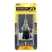 Lockheed SR-71 Blackbird Aircraft Black "United States Air Force" with Runway Section Diecast Model Airplane by Runway24