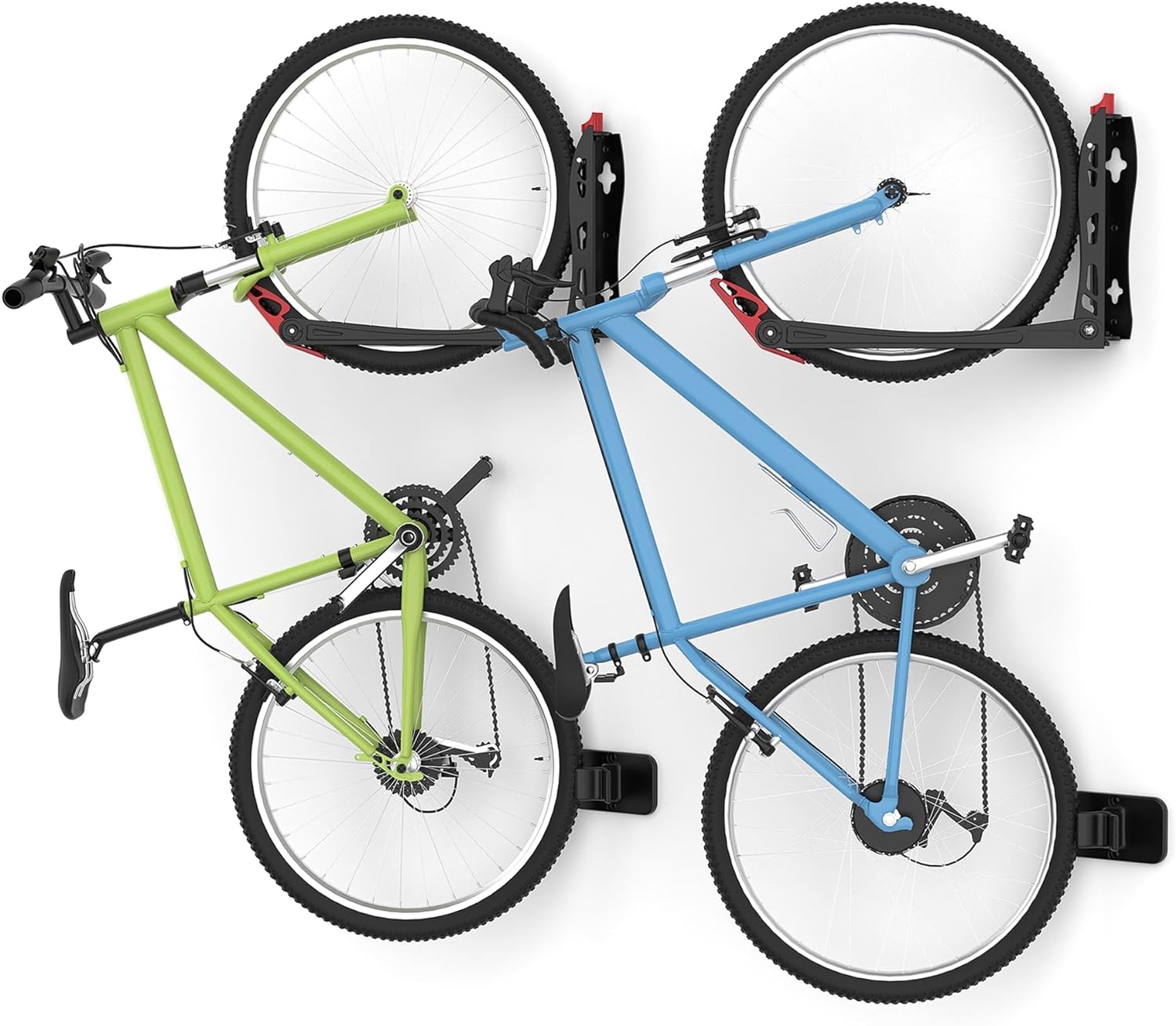 RUO BIKEPAL No Lifting Wall Mount Swivel Bike Rack, Vertical Bike Wall