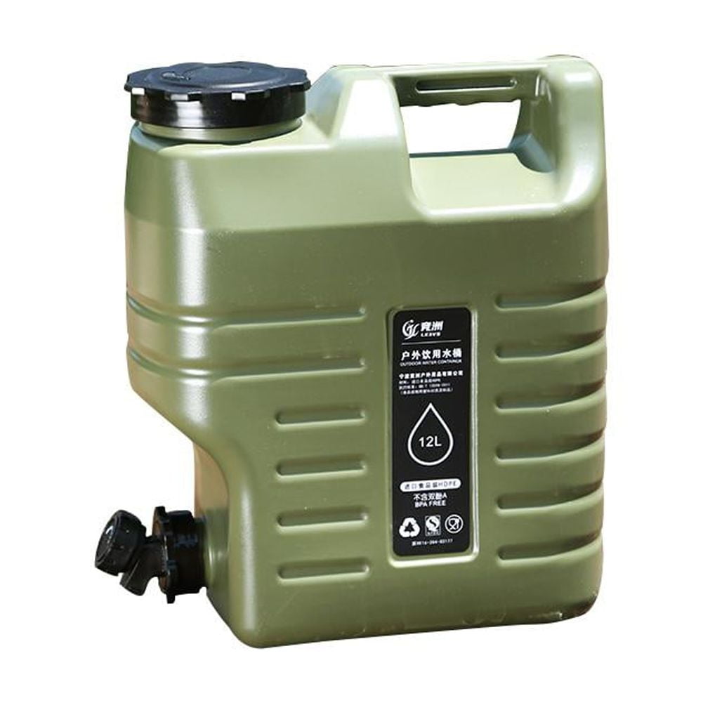 RUOYING 5 Gallon Water Container with Spigot, 12/11L Water Tank with Spout,No Leakage Food Grade Camping Water Jug with Spout for Picnic&BBQ