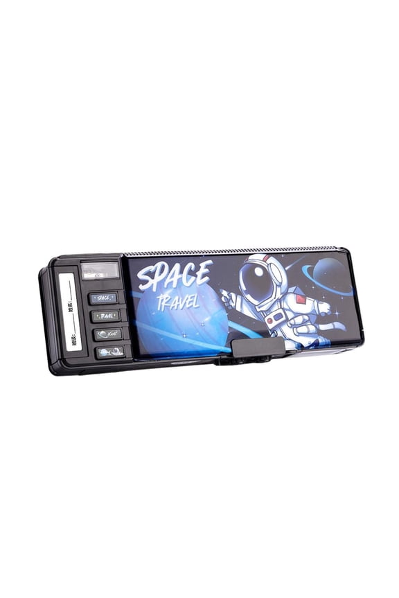 Double Layer Large Capacity Multifunctional Stationery Box Password
