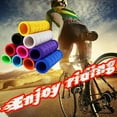thumbnail interactive-video image 1 of 2x Soft Rubber Bike Handlebar Grips – Universal Fit For BMX, MTB, Mountain Bikes (22.2mm, 12cm) 1 of 5