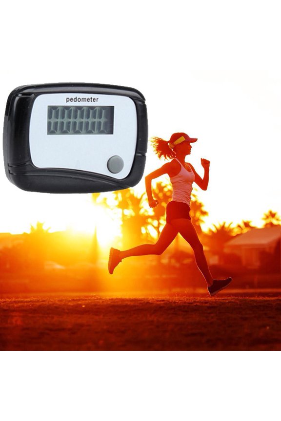 Step Pedometer Walking Calorie Counter Belt Clip Distance LCD-Digital K8Z0