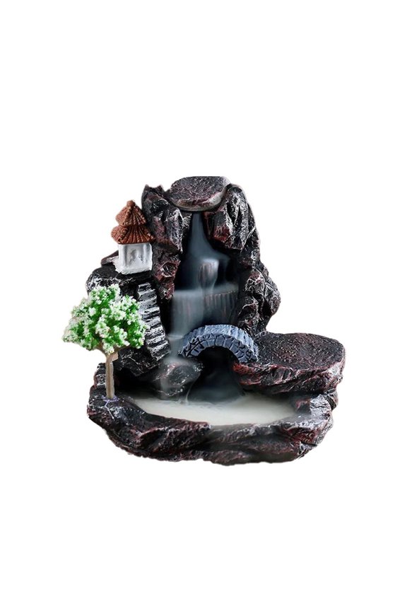 Waterfall Incense Holder Censer Incense Cone Holder Backflow Incense Burner