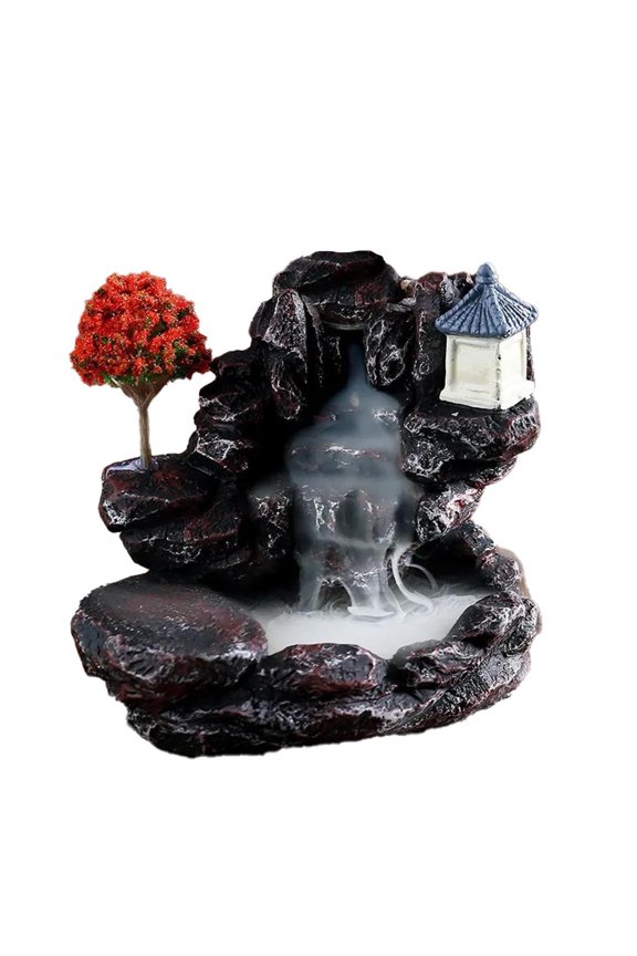 Waterfall Incense Holder Censer Incense Cone Holder Backflow Incense Burner