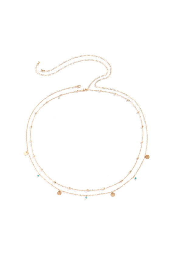 Women Waist Chain Belly Bikini Body Jewelry Rhinestone Back Chain Style O1