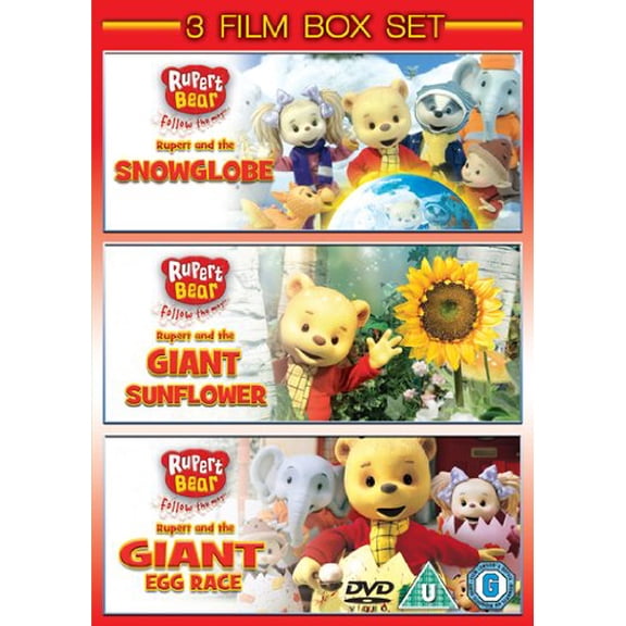 Rupert The Bear: Snowglobe/giant Egg Race/giant Sunflower [DVD]