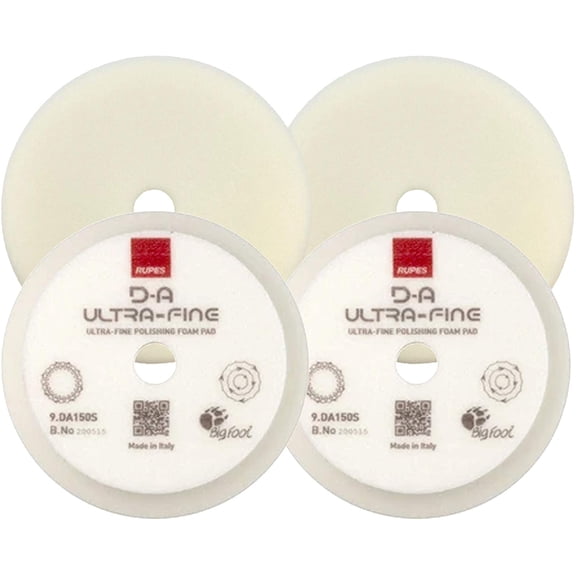 RUPES 150 mm (6 inch) High Performance Ultra Fine Foam Pad D-A Ultra Fine (4)