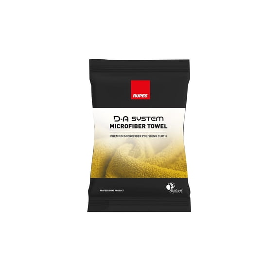 RUPES Yellow Microfiber Towel Soft, Scratch-Free Cloth for Perfect Detailing Results.