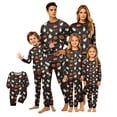 thumbnail image 1 of RUPKUL Halloween Pajamas Couples Festive All-Over Print Full Pattern Family Halloween Pajamas Matching Sets Halloween Pajamas Pants, 1 of 4