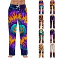 thumbnail image 1 of RUPKUL Men Halloween Costume Drawstring Halloween Pjs Men Ultra-Soft Men's Pajama Bottoms High Waist Wide Leg Pj Pants, S, 1 of 8