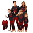 thumbnail image 1 of RUPKUL Ultra Soft Family Halloween Pajamas Matching Sets Bloody Splatter Print All-Over Pattern Pjs Pants for Women Men, 1 of 3