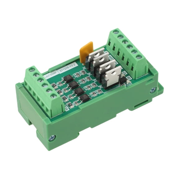 RUQLKF 4-Channel PLC DC Amplify Board 12/24VDC NPN/PNP Intput Industrial Control Module For Electrical Equipment Tool Accessory