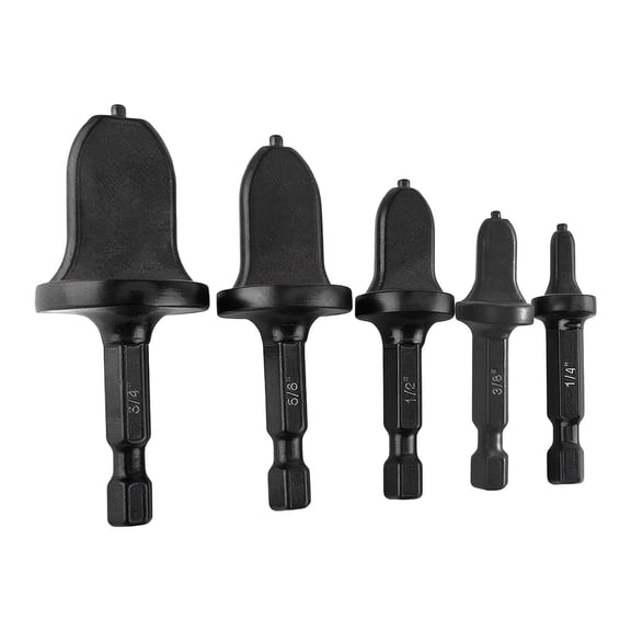 RUQLKF 5PCS Hex Shank Copper Pipe Expander Manual Electric Drill Swaging Tool Set