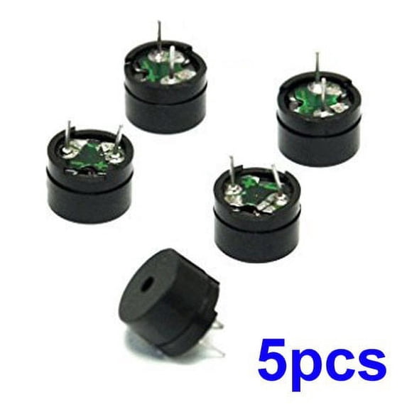RUQLKF 5pcs 5V Piezo Sounders Passive Buzzer Component For Arduino MINI ...