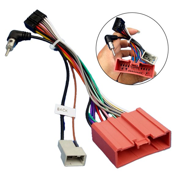 RUQLKF Car Radio Stereo Wiring Harness Cable For Android 16pin For Mazda 3/5/6/8 2006-2015 For Mazda CX-7 Direct Installation