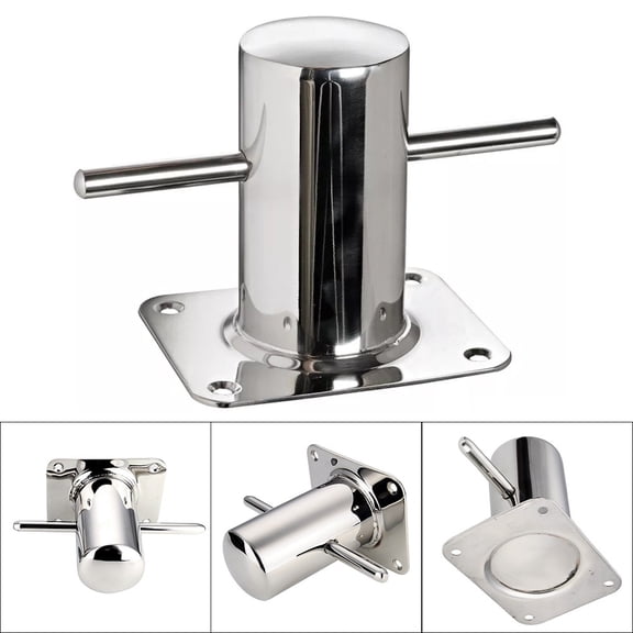 RUQLKF Extra Large Mooring Deck Cleat Reliable Stainless Steel Bollard Installation