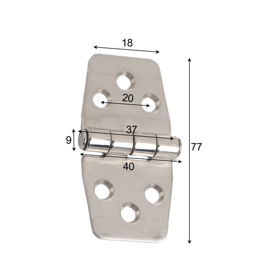 RUQLKF Marine Door Hinges 316 Stainless Steel Hinge Marine Hinges As The Picture 316 Stainless Steel Marine Hinge Waterproof Hinge