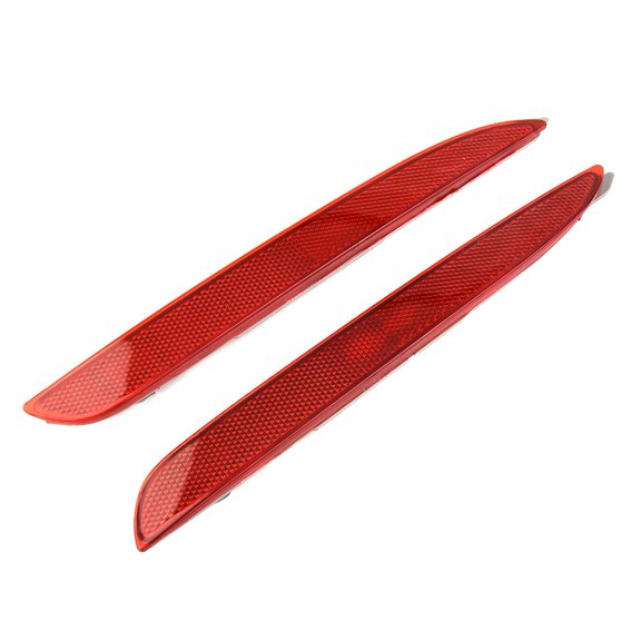 RUQLKF Rear Bumper Reflector For Mazda 3 BL 09~2013 Side B Back Bumper Bar Reflective Lights Plastic Left + Right Lamps