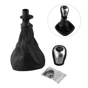 RUQLKF Replacement 6 Speed Manual Gear Shift Knob for Mercedes W477 Vito 2017 2018 2019 2020 Leather and Plastic Materials
