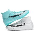 thumbnail image 1 of RURAN Football Cleats Men, Indoor Outdoor High Top Soccer Shoes Training Boots Breathable Professional Turf Shoes Sport Athletic Ground Boots FG Soccer Cleats, 1 of 7