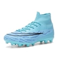 thumbnail image 1 of RURAN Men's Soccer Shoes Football Cleats High-Tops Lace-Up Non-Slip Spikes Outdoor AG/FG Baseball Lacrosse Rugby Combat Boots, 1 of 9