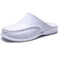 thumbnail image 1 of RURAN Mens Slippers with Arch Support Casual Mules Clog Slip-On Open Back Shoes Comfort Walking Loafer Indoor Outdoor House Shoes, 1 of 8