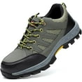 thumbnail image 2 of Mens Steel Toe Work Sneakers – Indestructible Lightweight Safety Shoes, Black 2 of 6