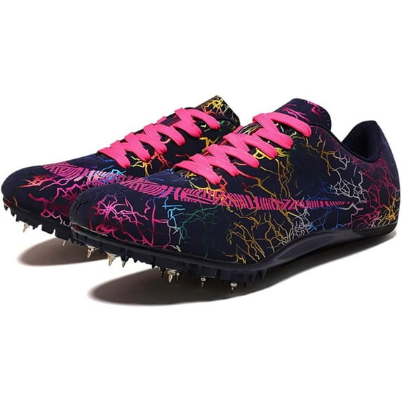 RURAN Mens Track and Field Shoes for Running Training - Youth Racing Spike Shoes - Professional Sprint Sport Sneakers