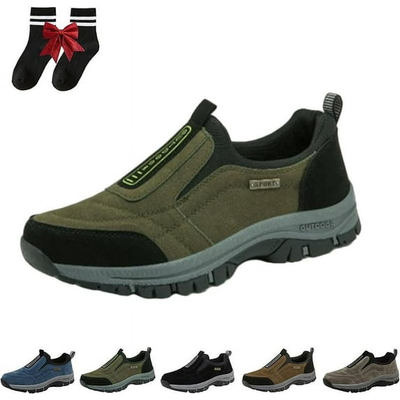 RURAN Relieffoot Orthopedic Shoes Walking Shoes for Men Relief Foot Orthopedic Shoes Men's Comfortable Waterproof Orthopedic Walking Hiking Shoes