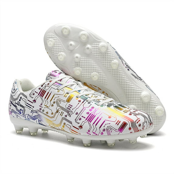 RURAN Soccer Cleats for Men's and Women's Outdoor Unisex Football Shoes Firm Rugby Boots